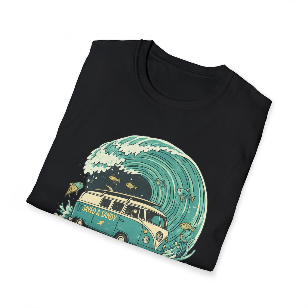 Parting the Waves Van Fish T-Shirt