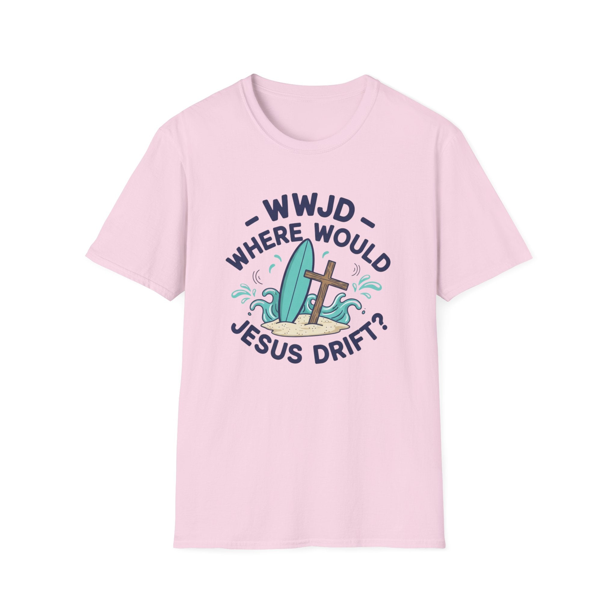 WWJD Where Would Jesus Drift? T-Shirt