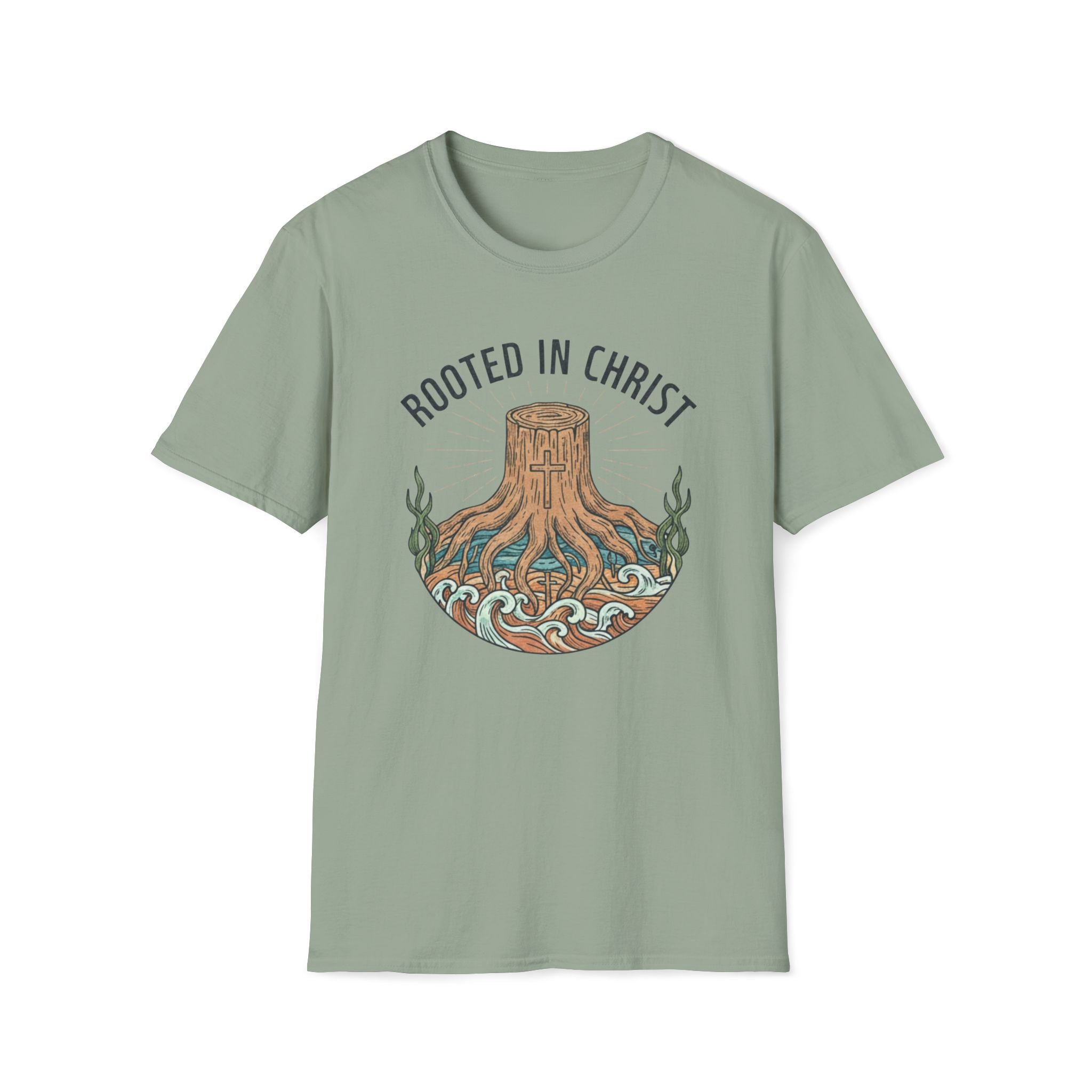 Rooted In Christ Tree Waves