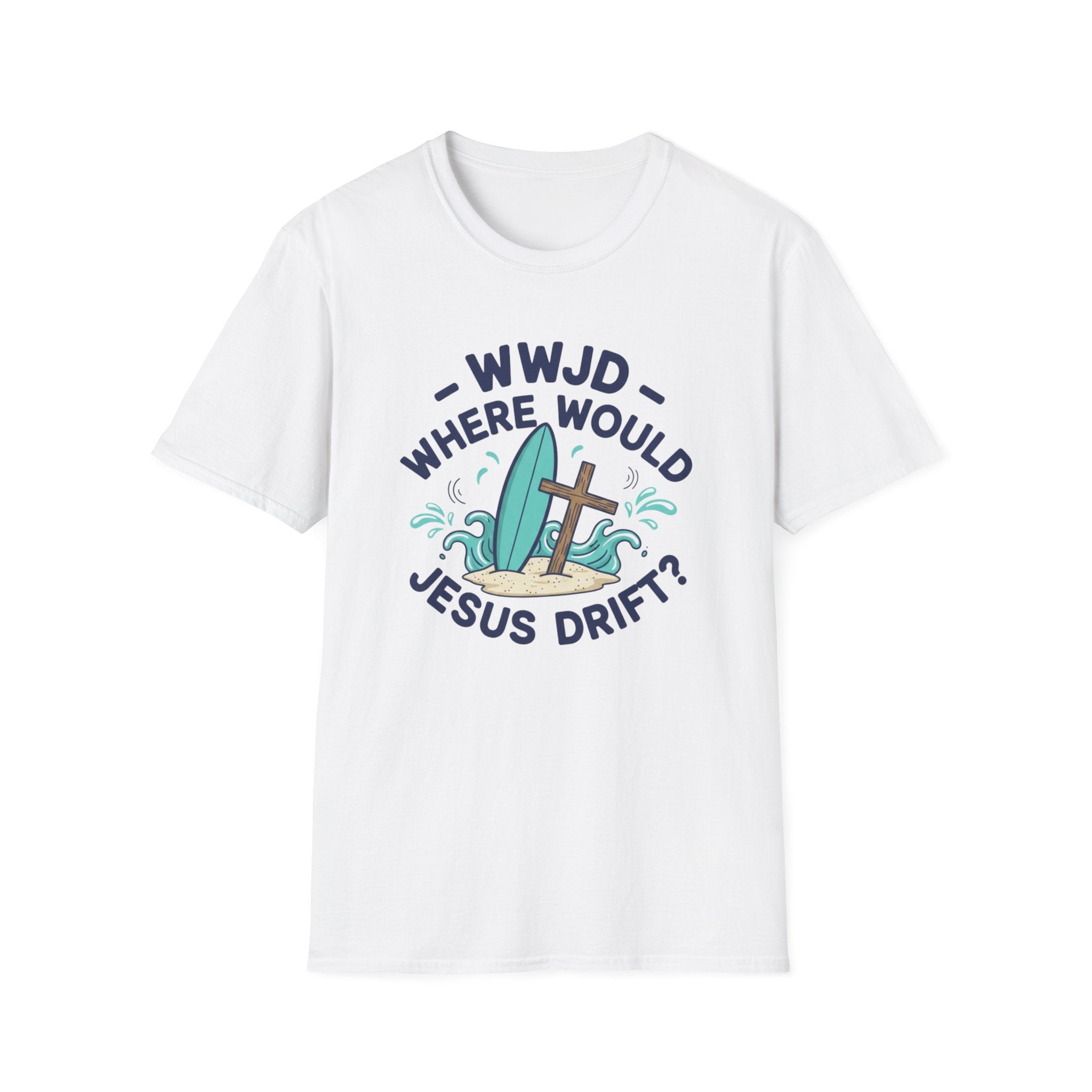 WWJD Where Would Jesus Drift? T-Shirt
