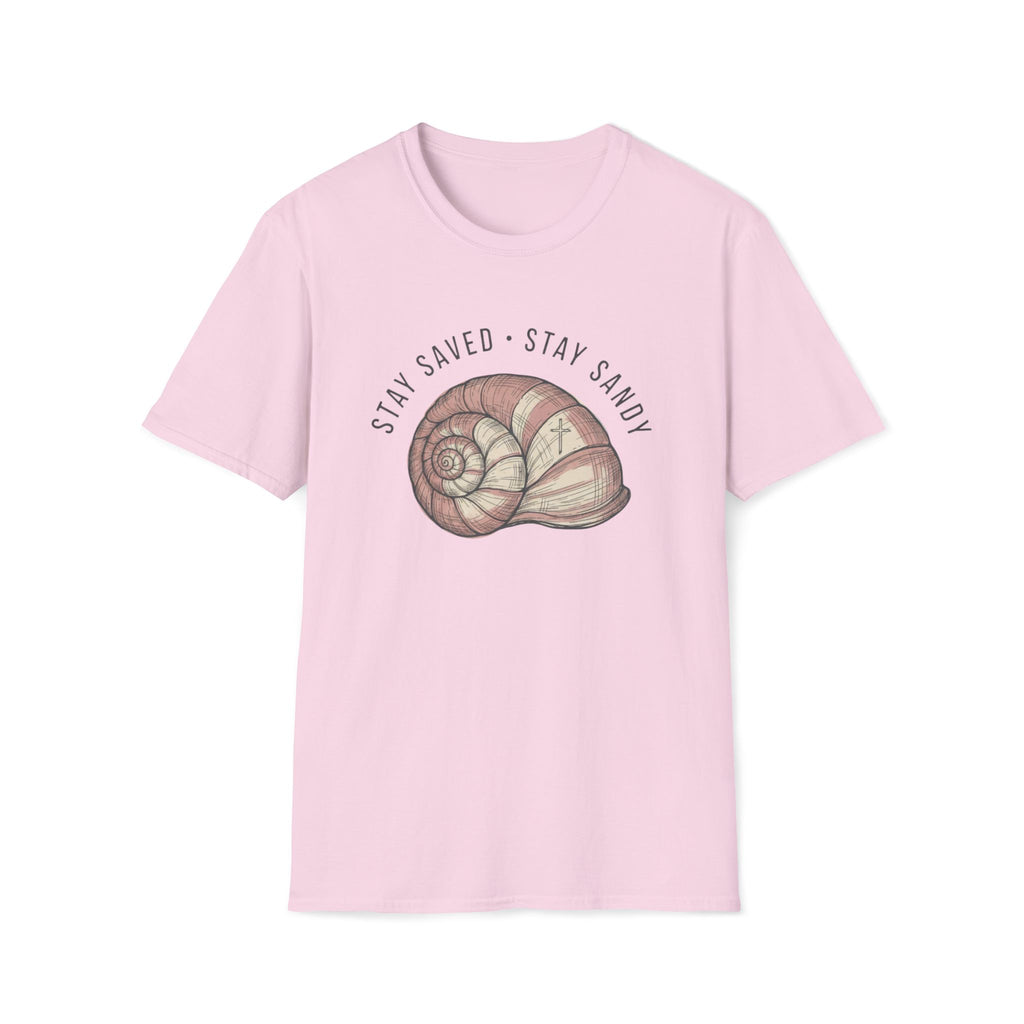 Stay Saved Stay Sandy Seashell  T-Shirt