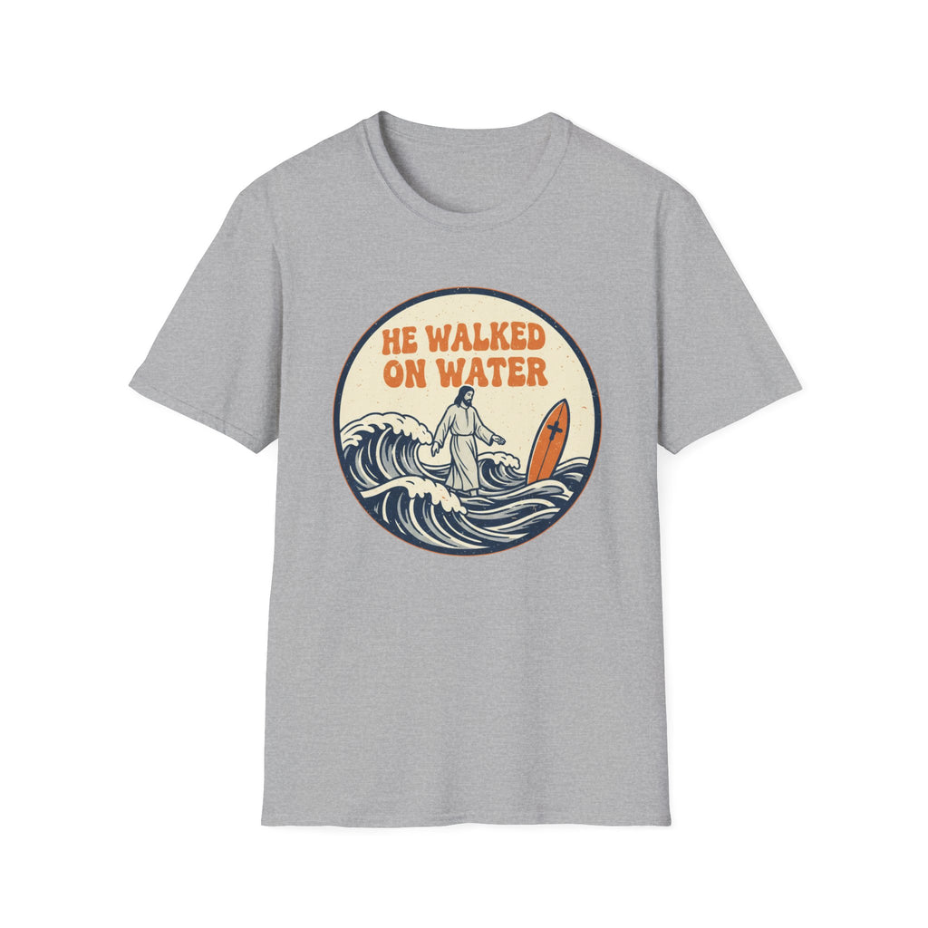 He Walked On Water 70s Vibe - T-Shirt