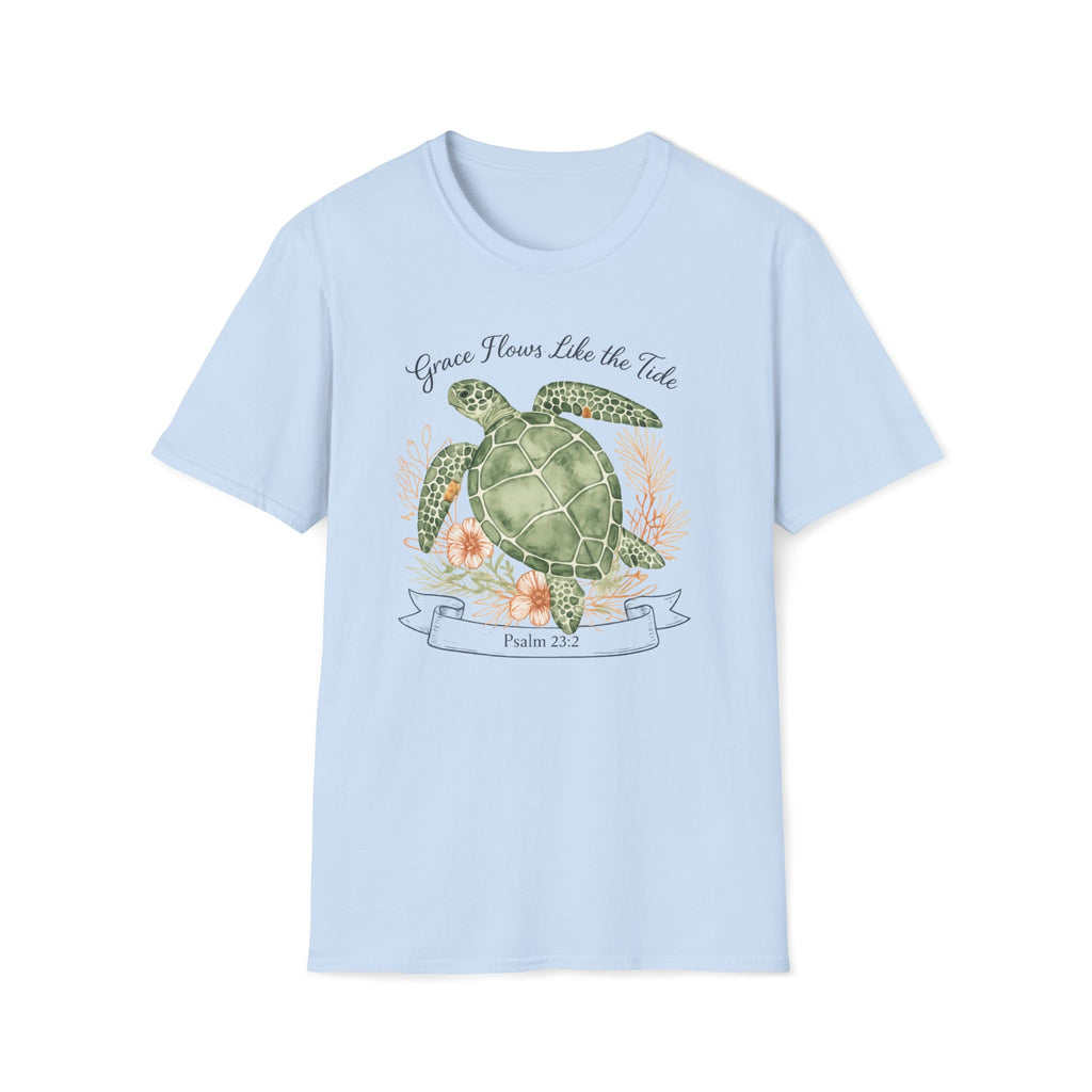 Grace Flows Like The Tide Sea Turtle T-Shirt