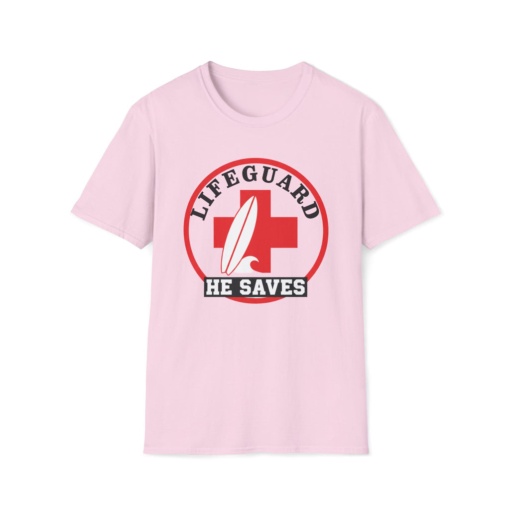 Life Guard He Saves Surf Medical T-Shirt