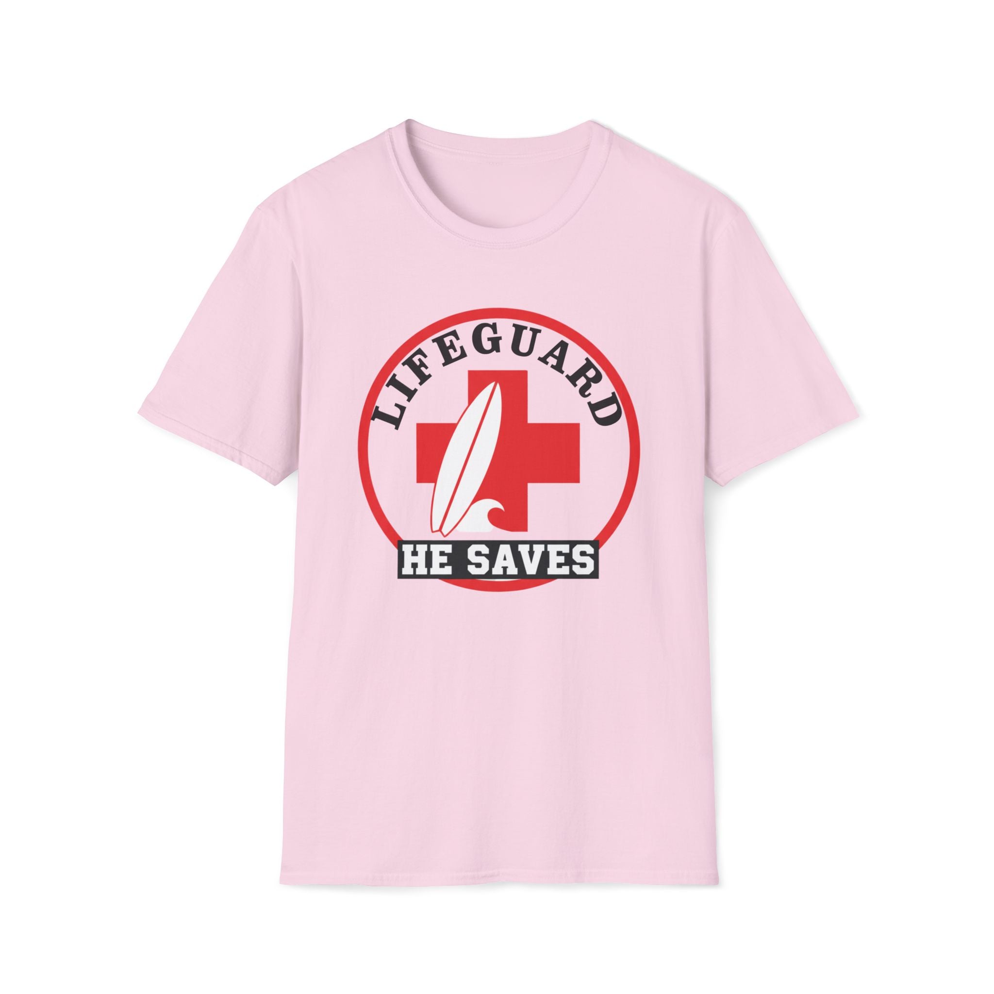Life Guard He Saves Surf Medical T-Shirt