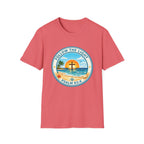 Follow the Light Psalm 93:4 Faith Beach Scene - T-Shirt