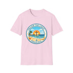 Follow the Light Psalm 93:4 Faith Beach Scene - T-Shirt