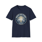 Mightier Than The Waves Psalm 93:4 Badge - T-Shirt