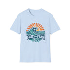 Faith Over Fear Wave Sunset - T-Shirt