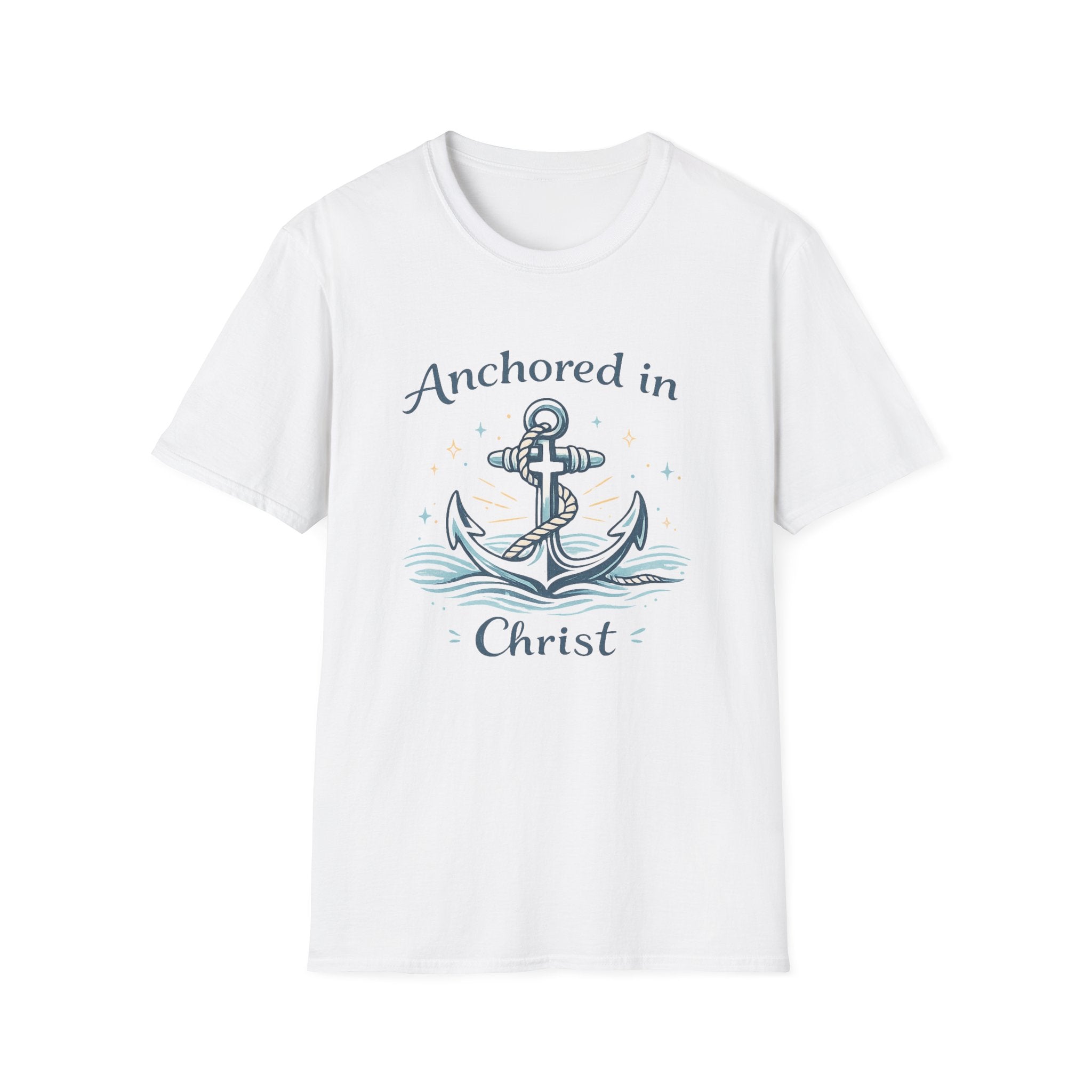 Anchored In Christ Anchor Cross - T-Shirt