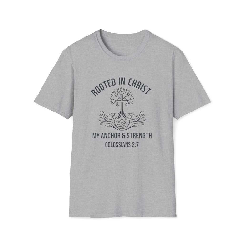 Rooted in Christ My Anchor & Strength T-Shirt