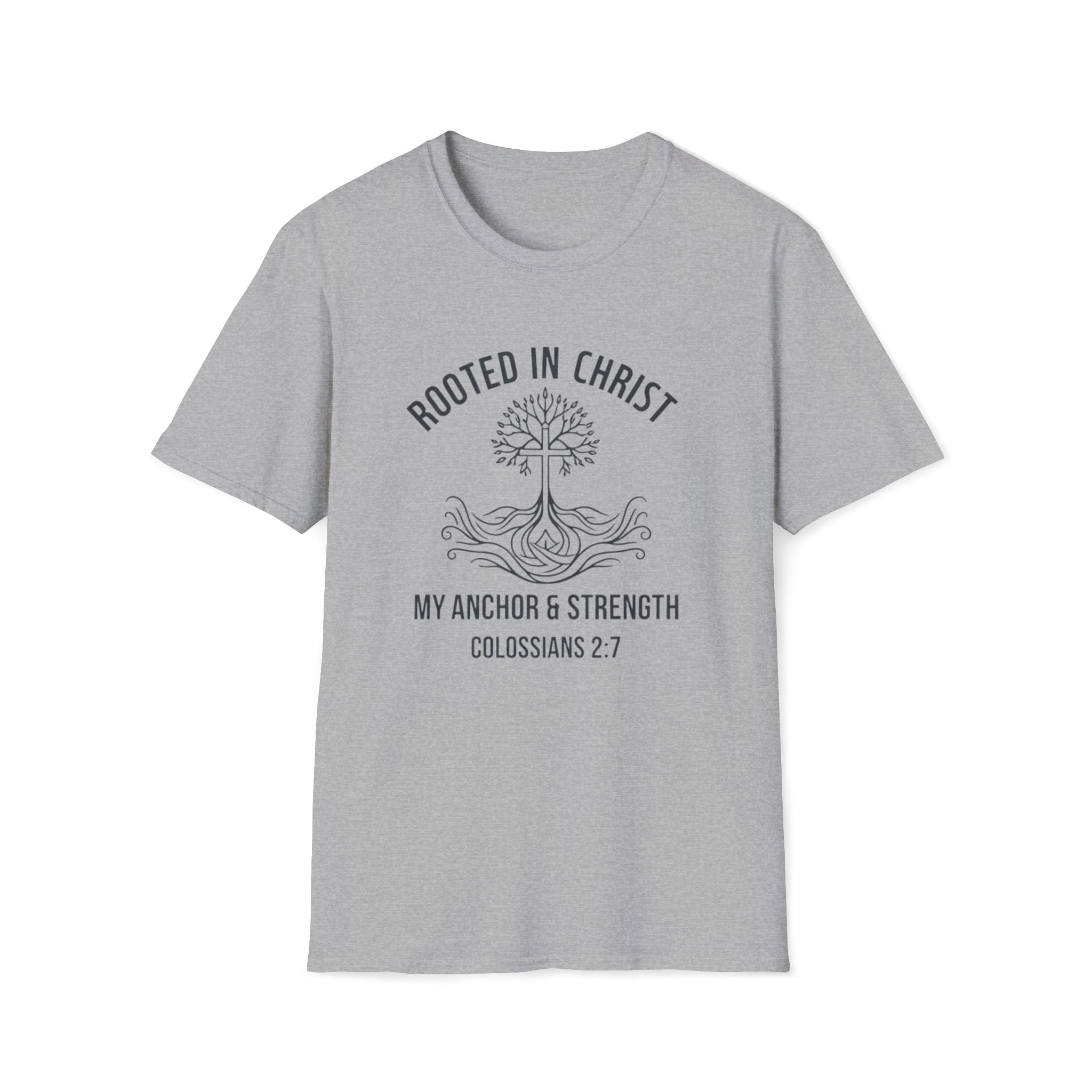 Rooted in Christ My Anchor & Strength T-Shirt