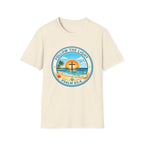Follow the Light Psalm 93:4 Faith Beach Scene - T-Shirt