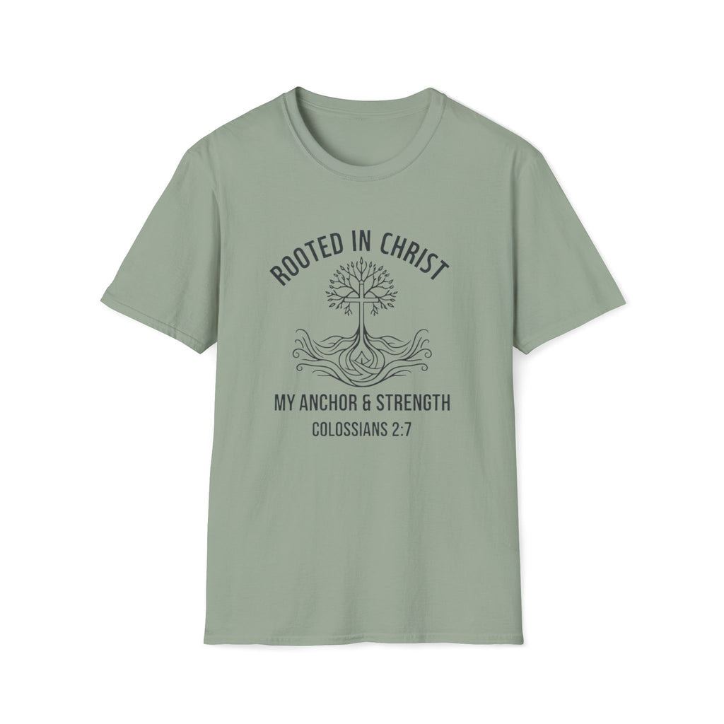 Rooted in Christ My Anchor & Strength T-Shirt