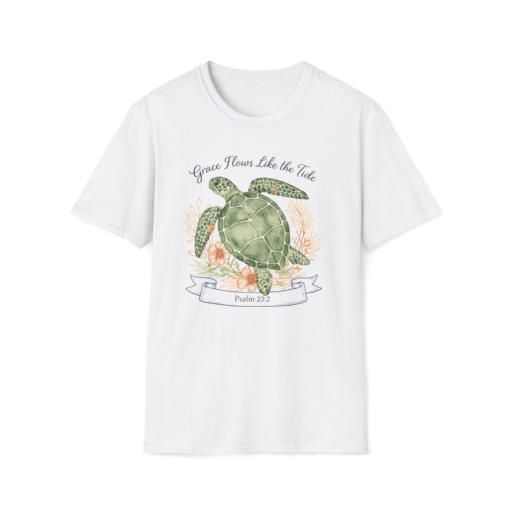 Grace Flows Like The Tide Sea Turtle T-Shirt