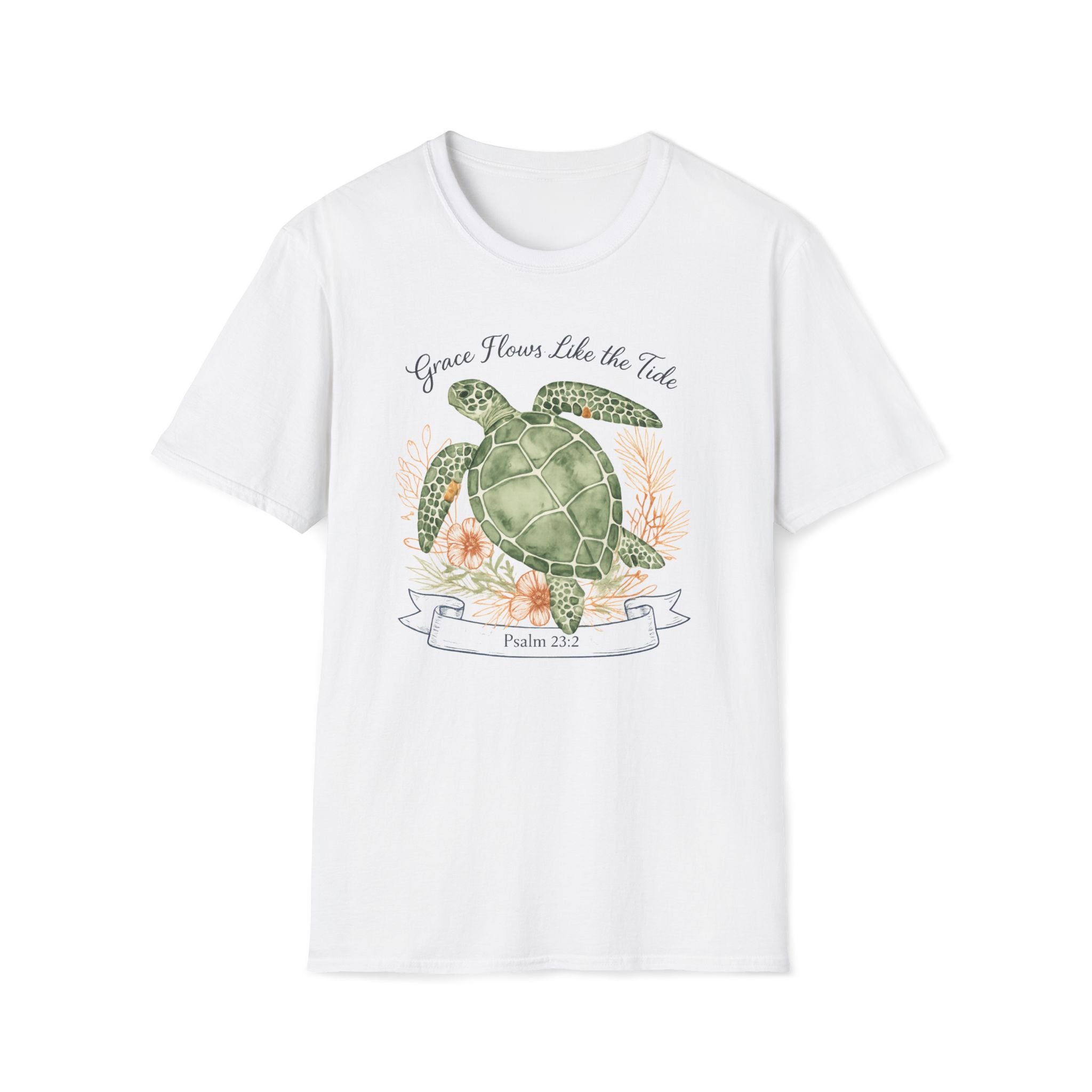 Grace Flows Like The Tide Sea Turtle T-Shirt