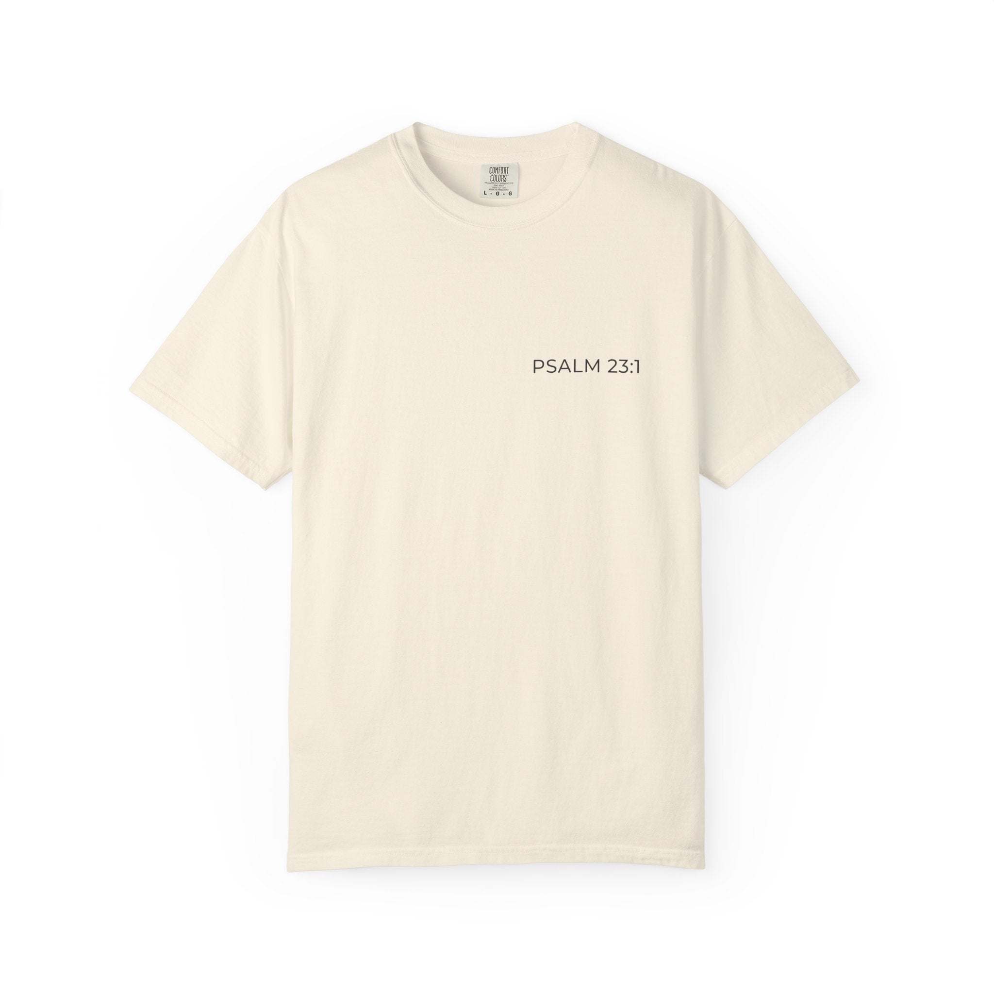 PSALM 23:1 — Micro Chest Christian T-Shirt