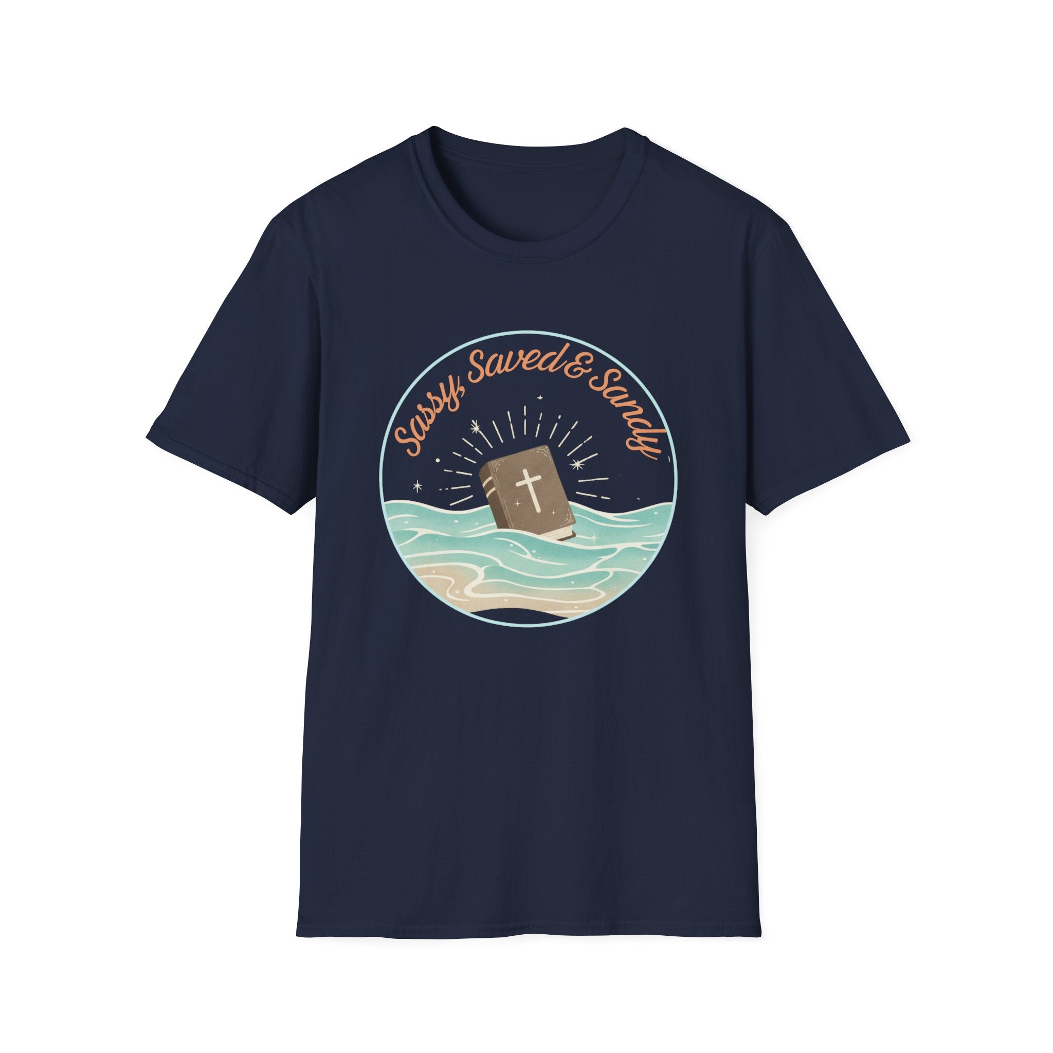 Sassy Saved & Sandy Circle - T-Shirt