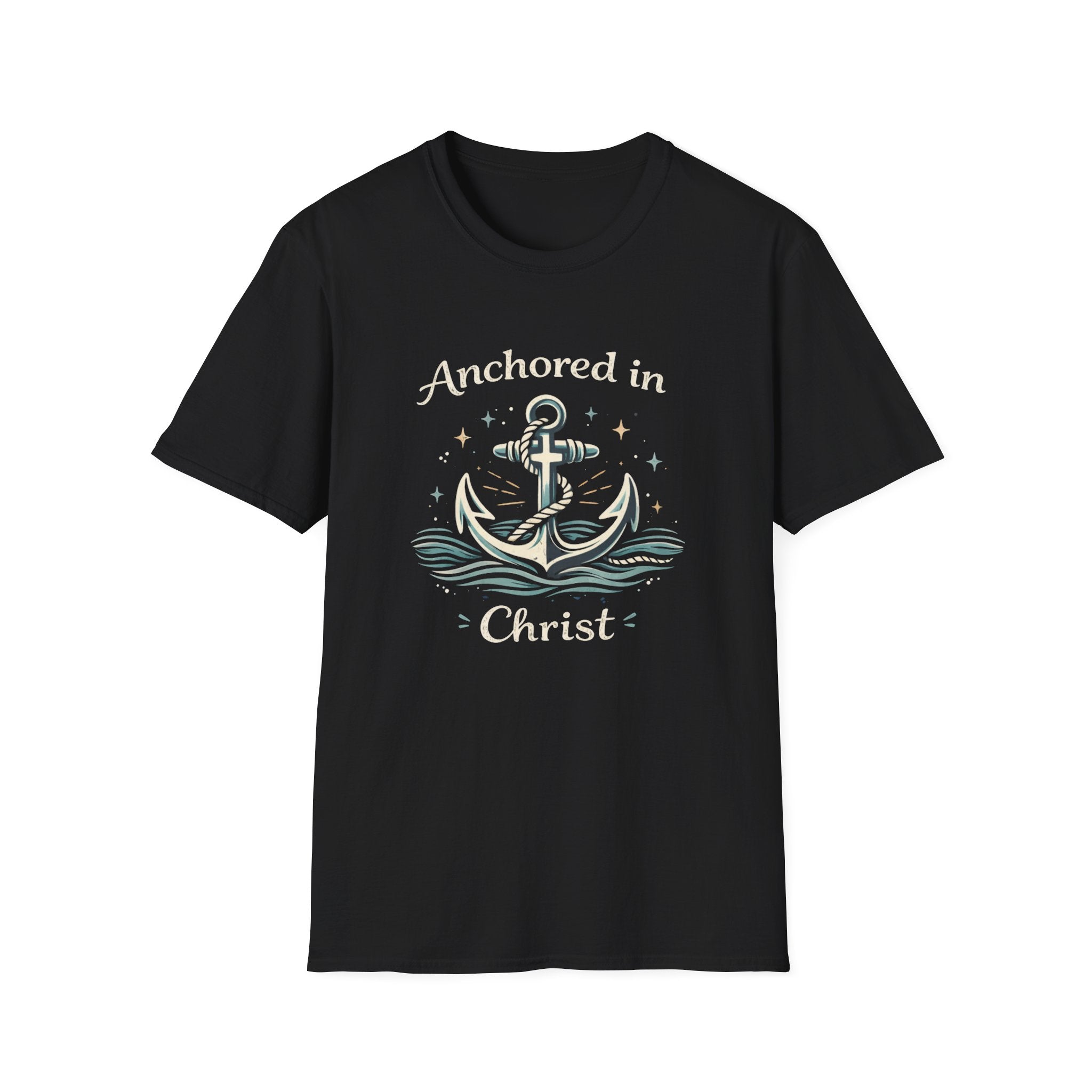 Anchored In Christ Anchor Cross - T-Shirt