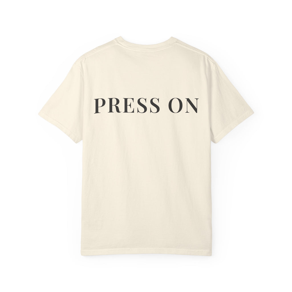 PRESS ON — Back Print Christian T-Shirt