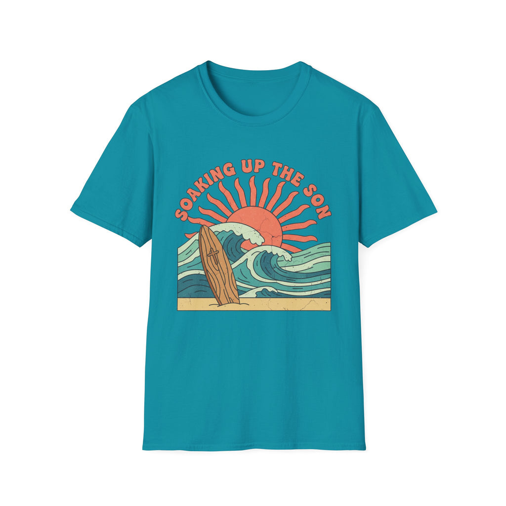 Soaking Up The Son Retro - T-Shirt