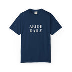 ABIDE DAILY — Micro Chest Christian T-Shirt