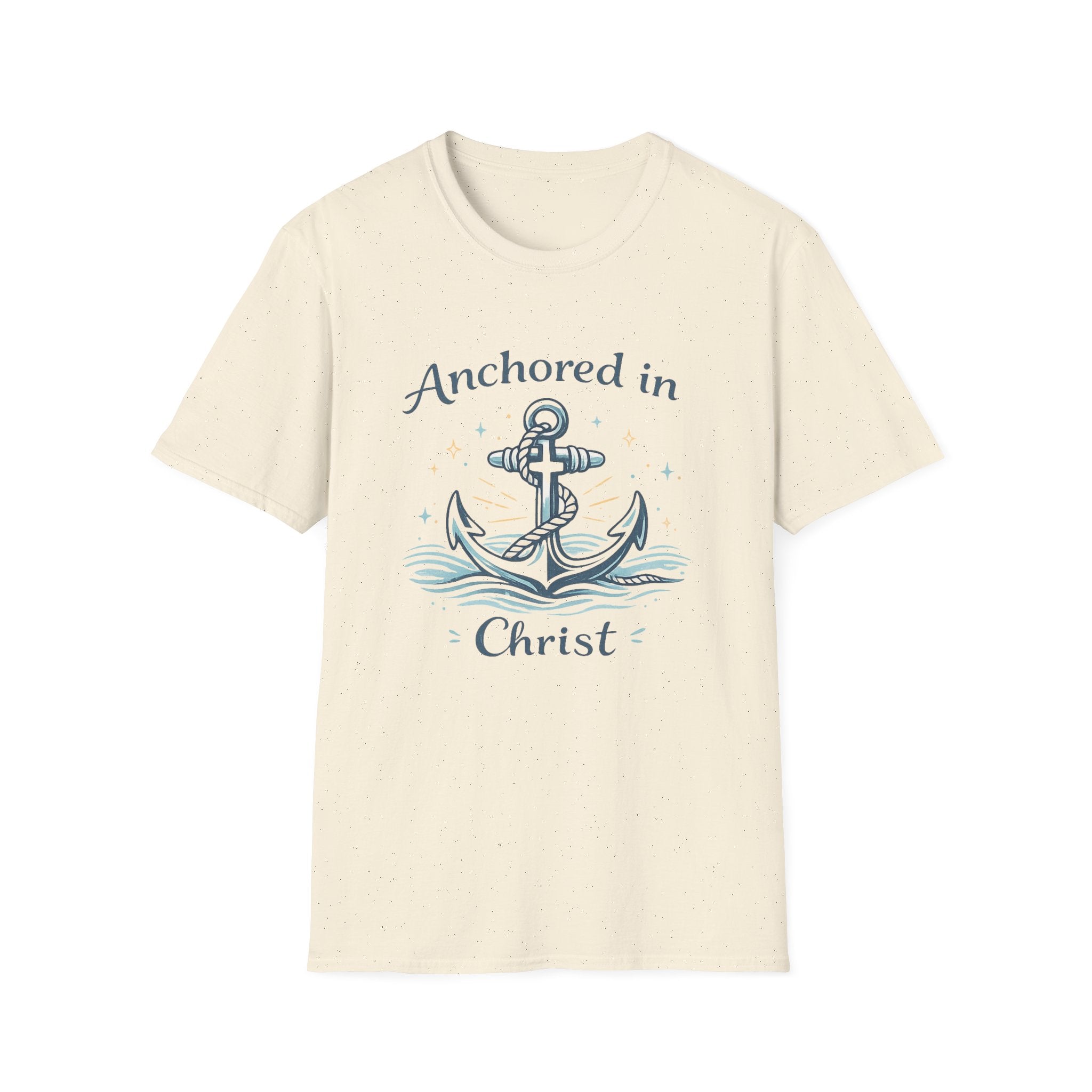 Anchored In Christ Anchor Cross - T-Shirt
