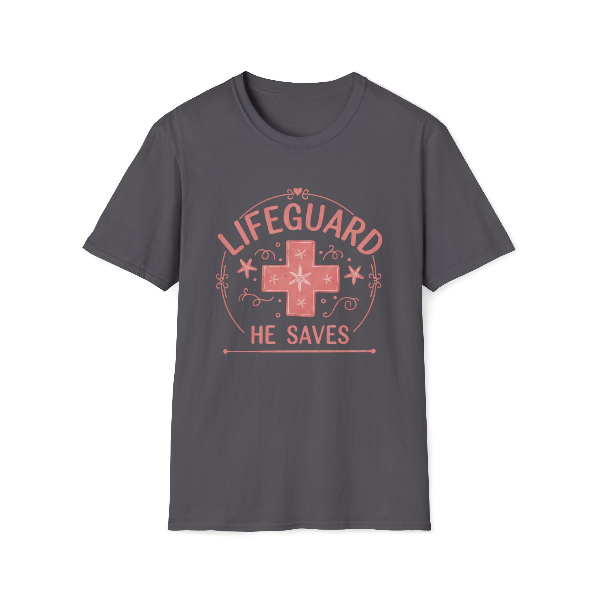 Lifeguard He Saves Pink T-Shirt