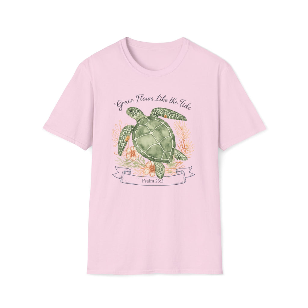 Grace Flows Like The Tide Sea Turtle T-Shirt