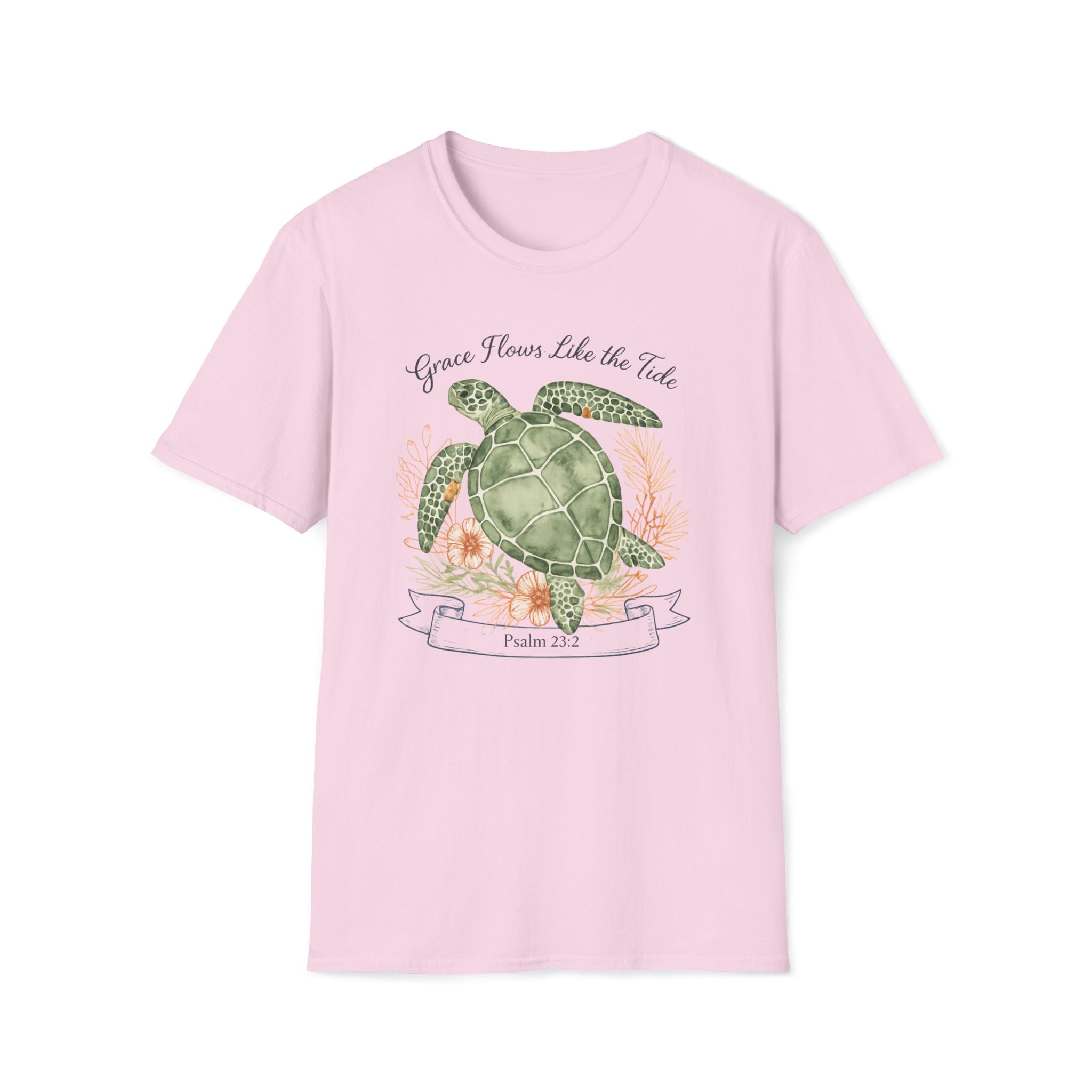 Grace Flows Like The Tide Sea Turtle T-Shirt
