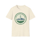Faith Can Move Mountains Circular Badge Design - T-Shirt