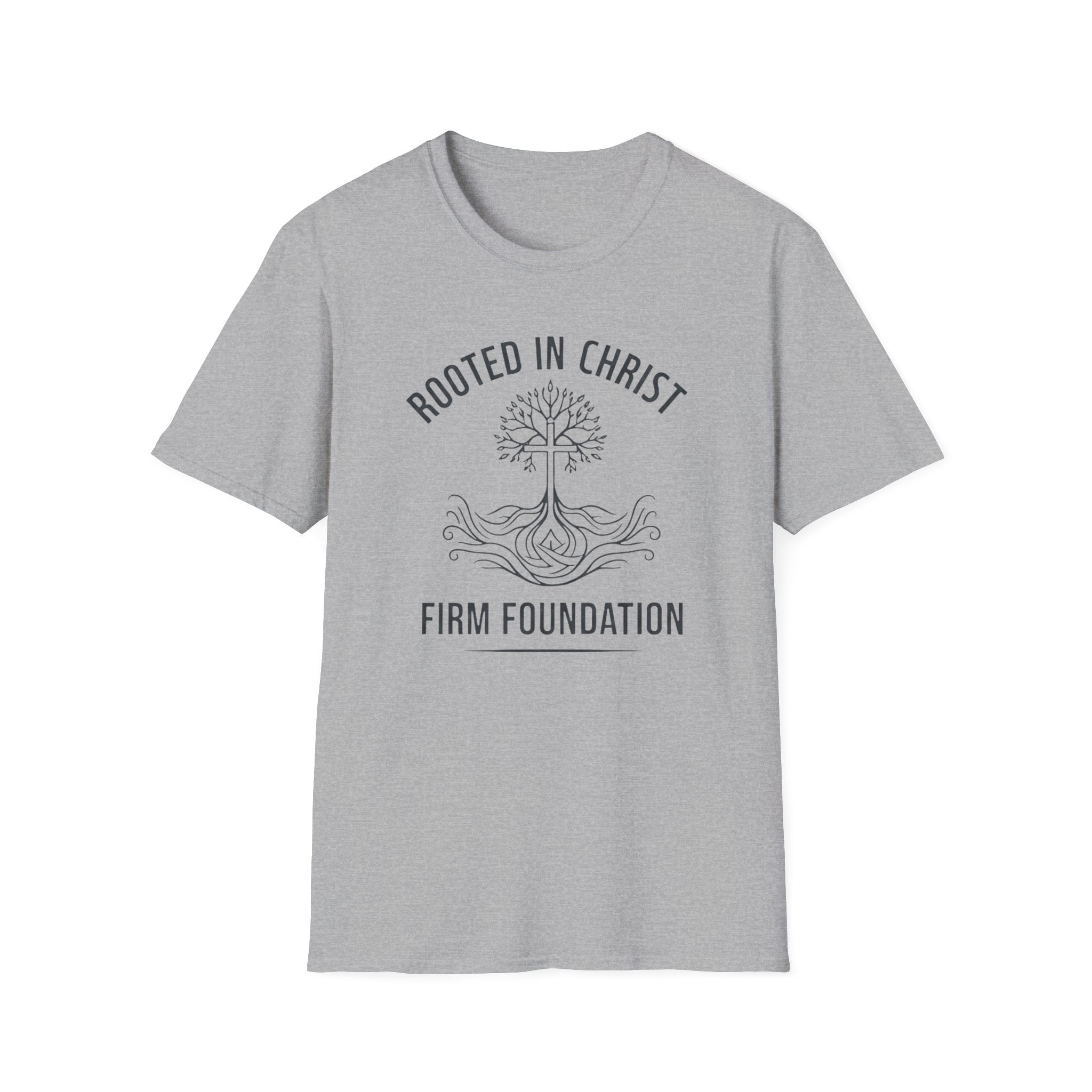 Rooted in Christ Firm Foundation - T-Shirt