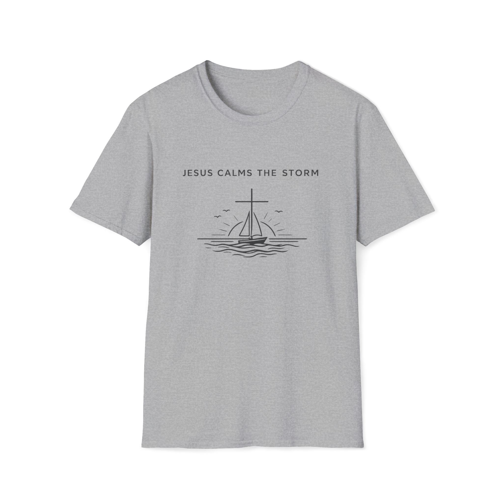 Jesus Calms the Storm Boating T-Shirt