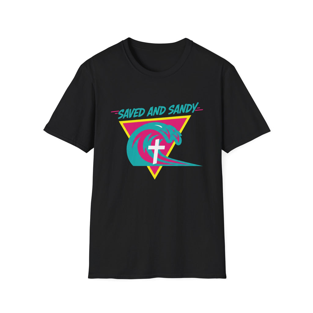 Saved and Sandy Neon - T-Shirt