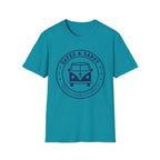 Saved & Sandy Indian Harbour Beach Van Design - T-Shirt