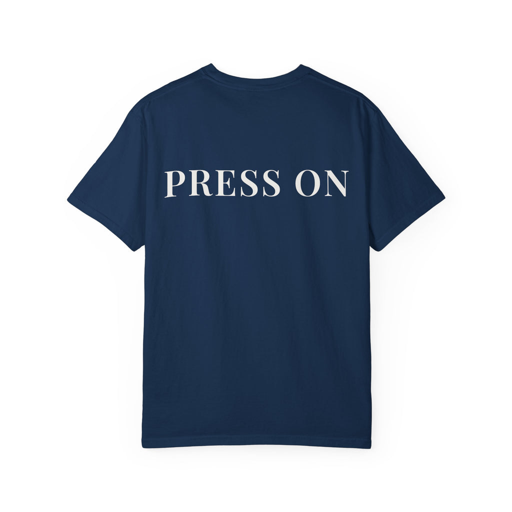 PRESS ON — Back Print Christian T-Shirt