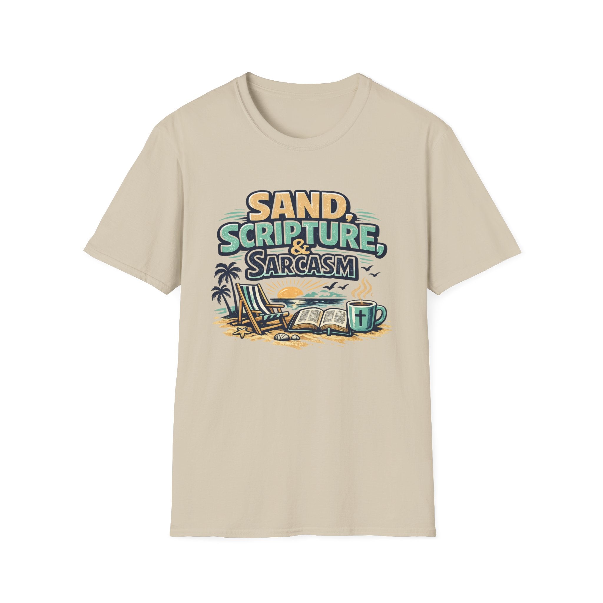 Sand Scripture & Sarcasm Beach Days - T-Shirt