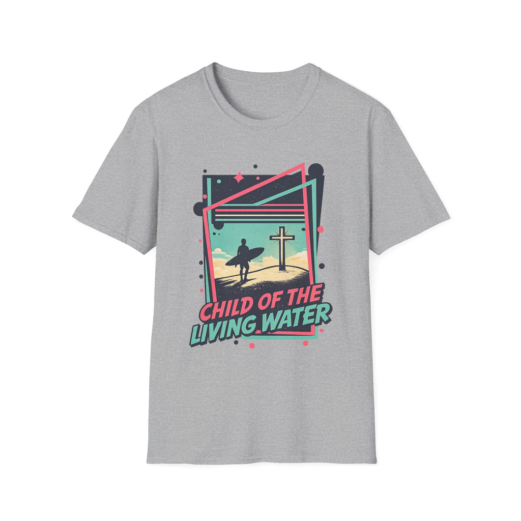 Child of the Living Water Surf Faith Shirt - T-Shirt