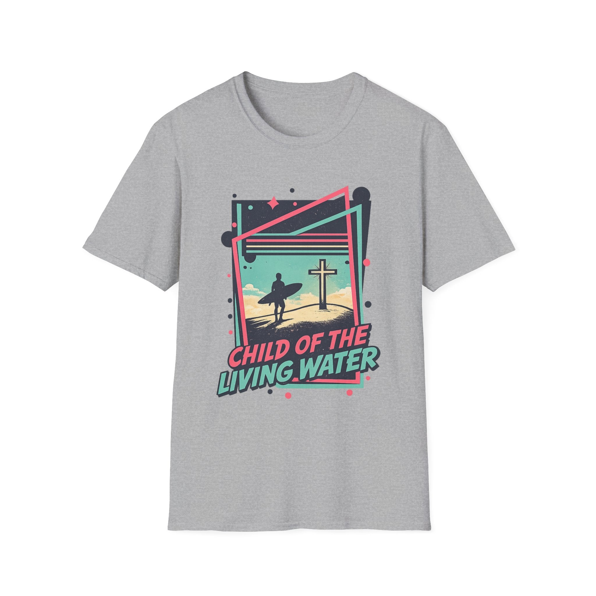 Child of the Living Water Surf Faith Shirt - T-Shirt