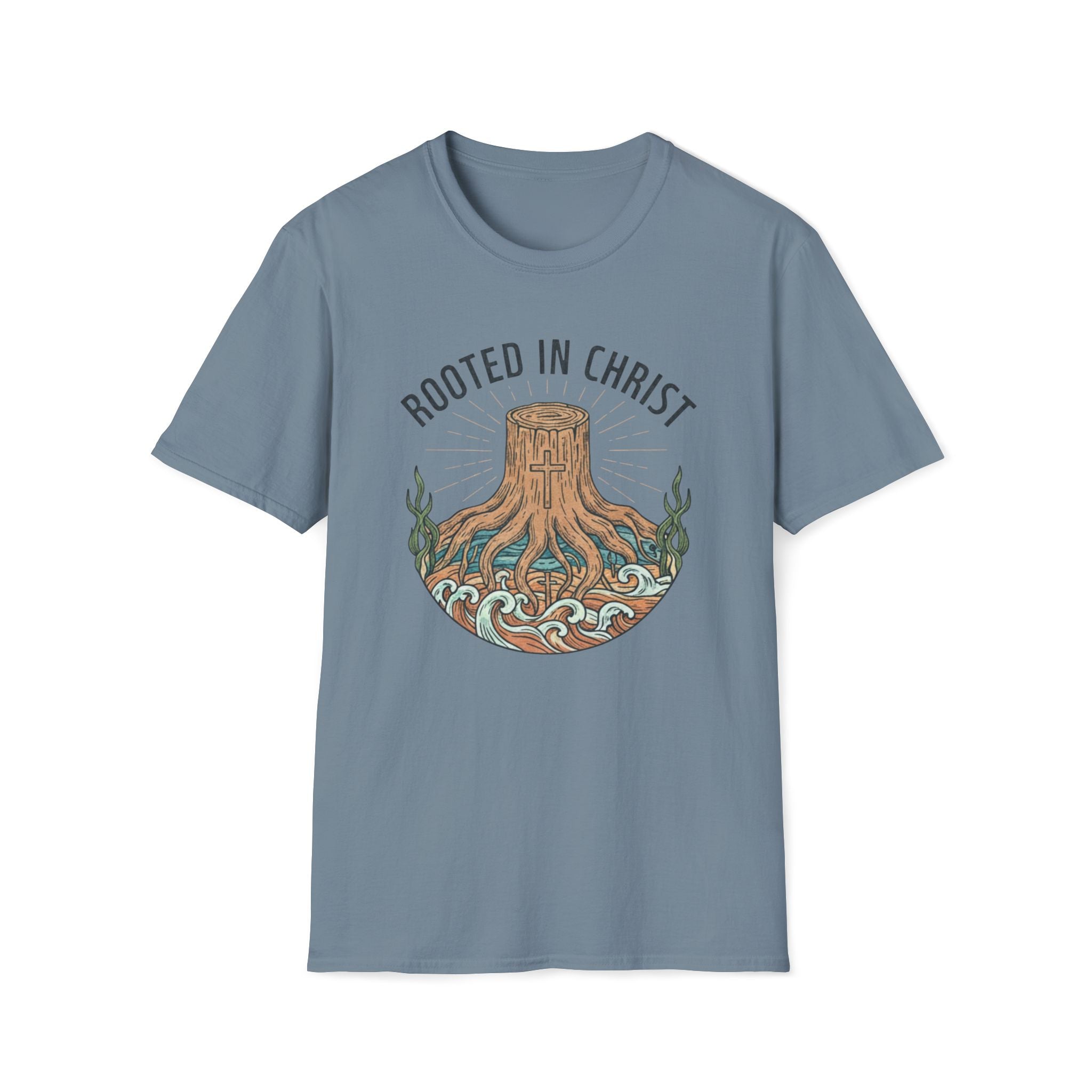 Rooted In Christ Tree Waves