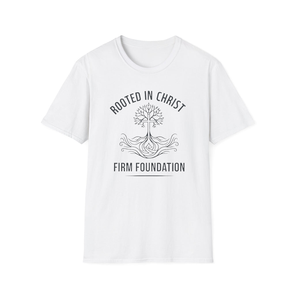 Rooted in Christ Firm Foundation - T-Shirt