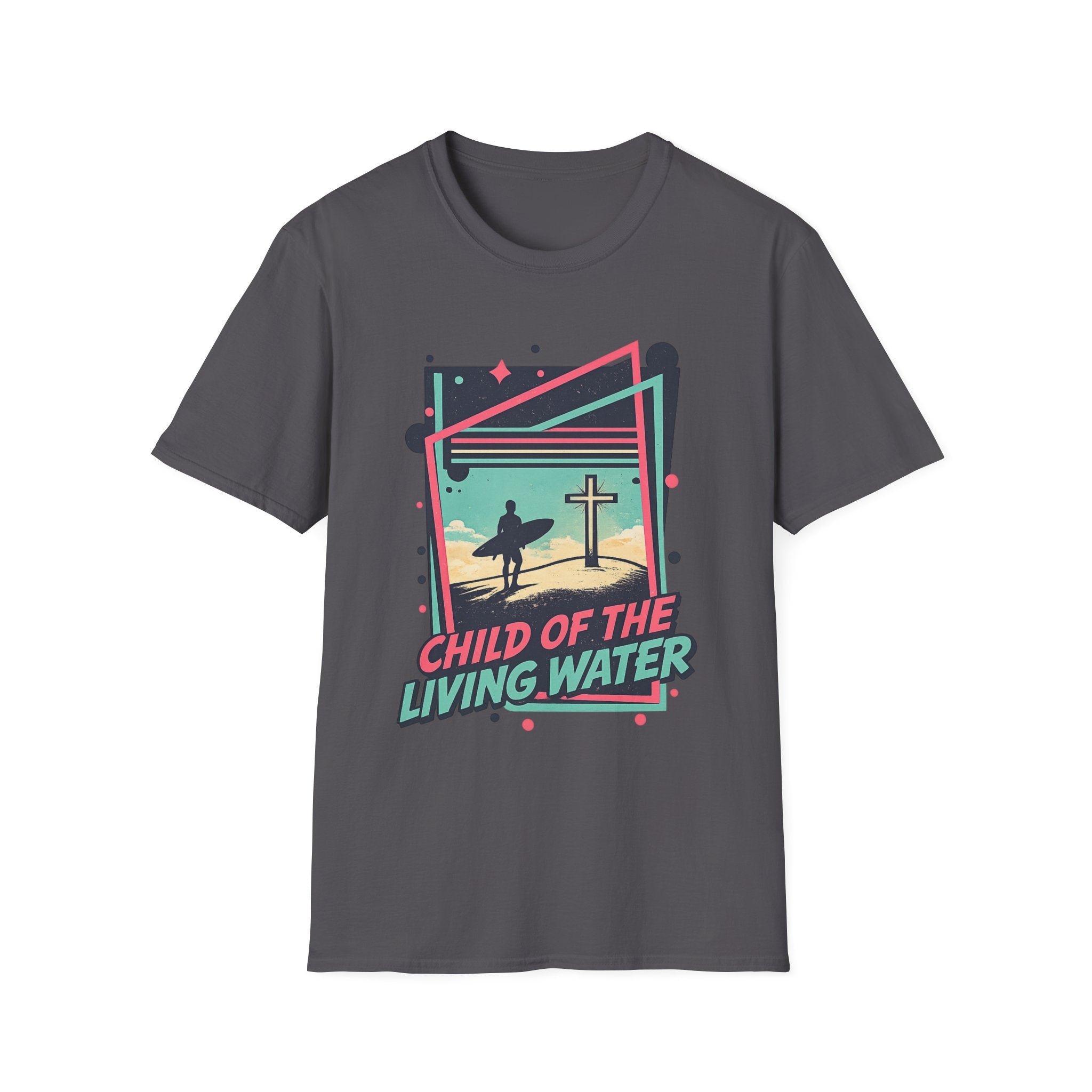 Child of the Living Water Surf Faith Shirt - T-Shirt