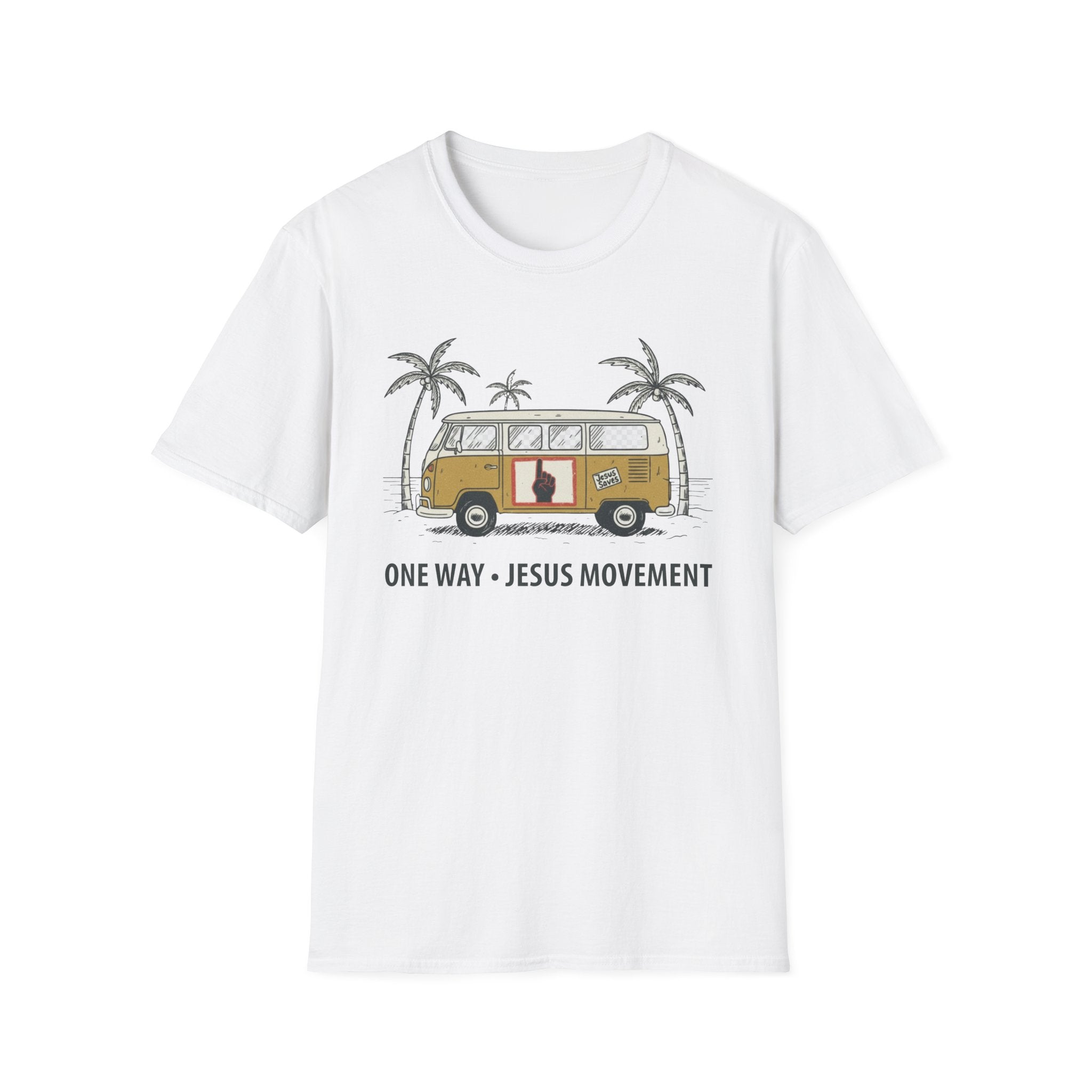 One Way Jesus Movement Van - T-Shirt