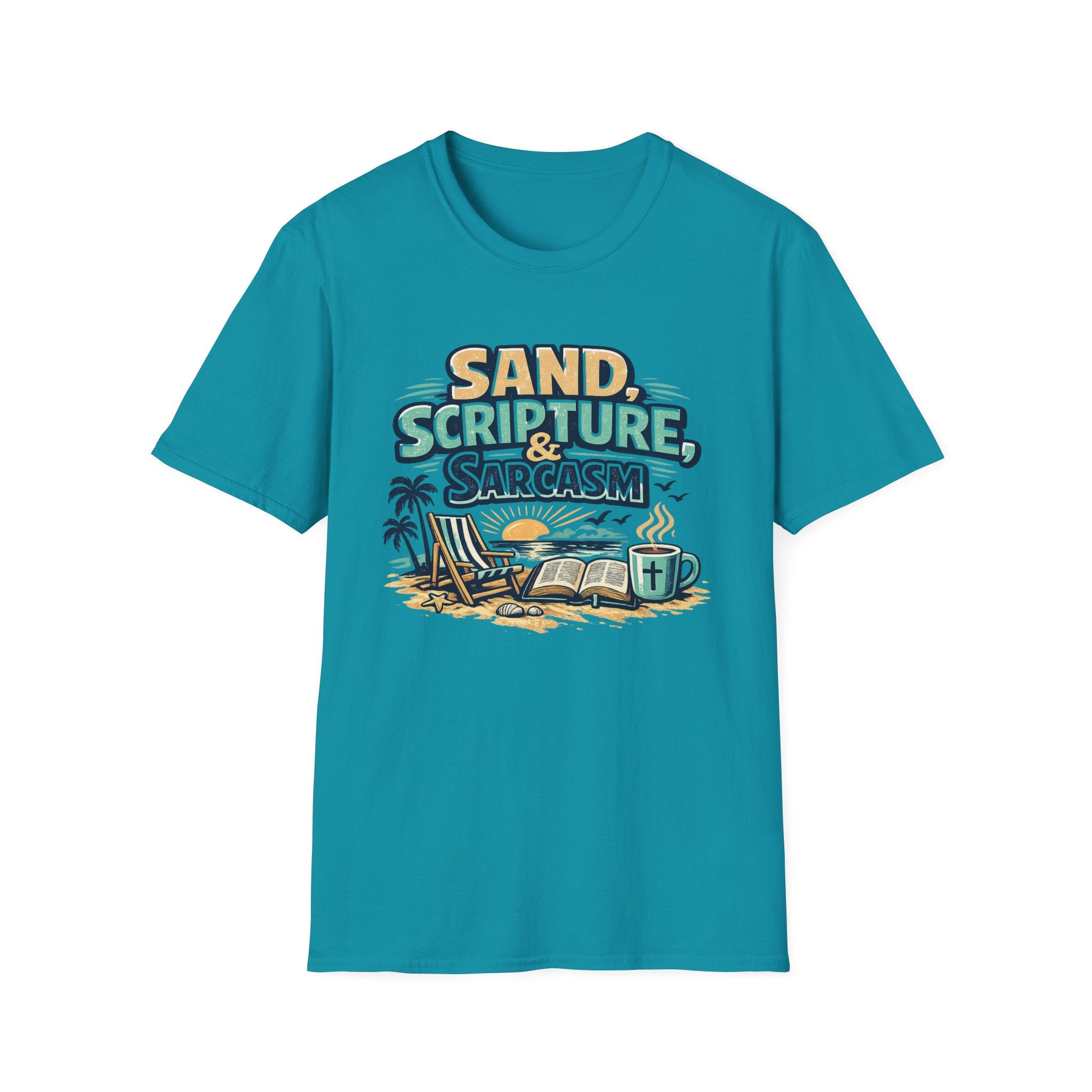 Sand Scripture & Sarcasm Beach Days - T-Shirt