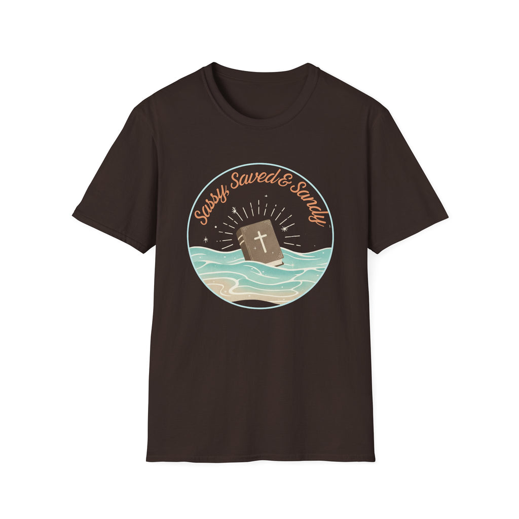 Sassy Saved & Sandy Circle - T-Shirt