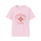Lifeguard He Saves Pink T-Shirt
