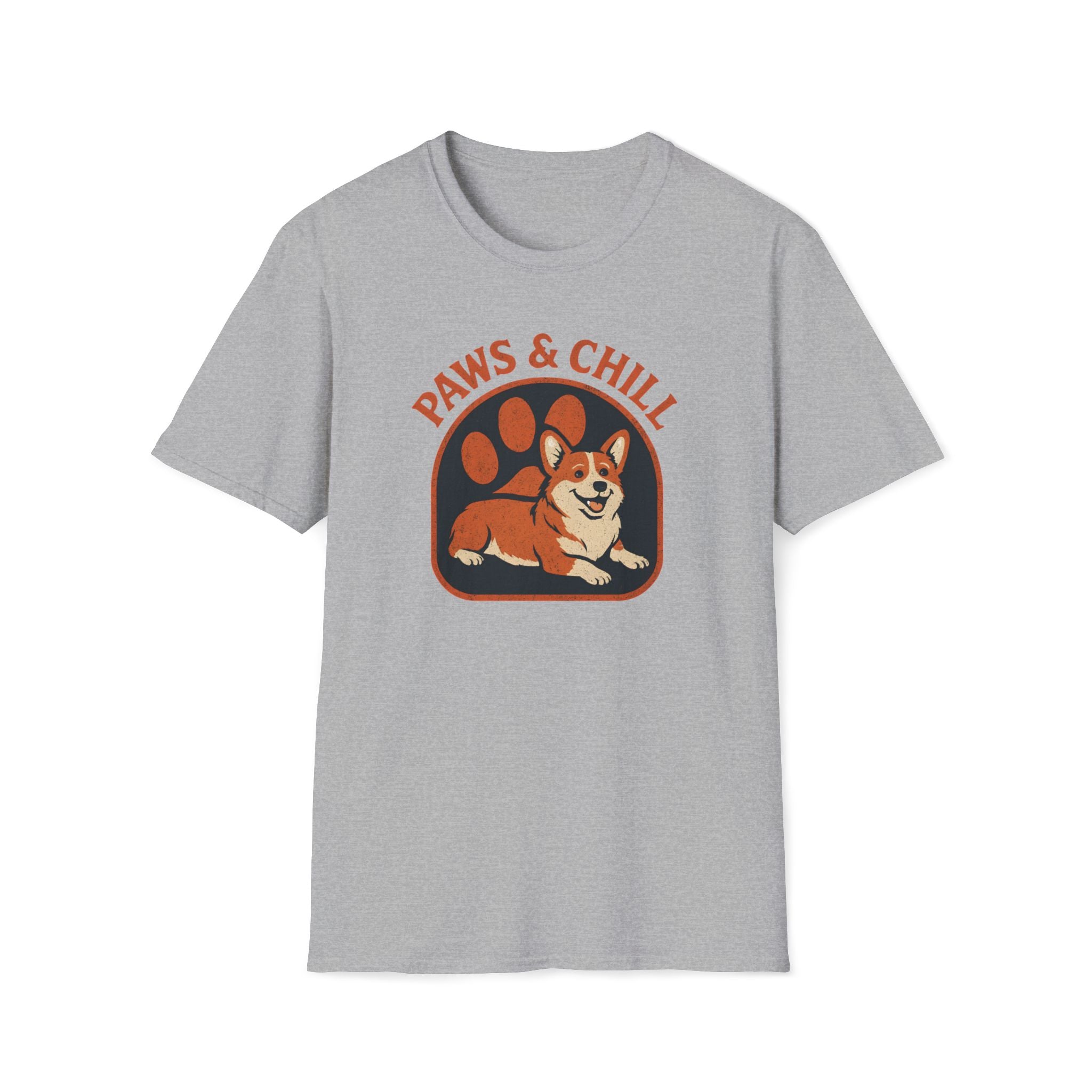 Corgi Paw Print T-Shirt