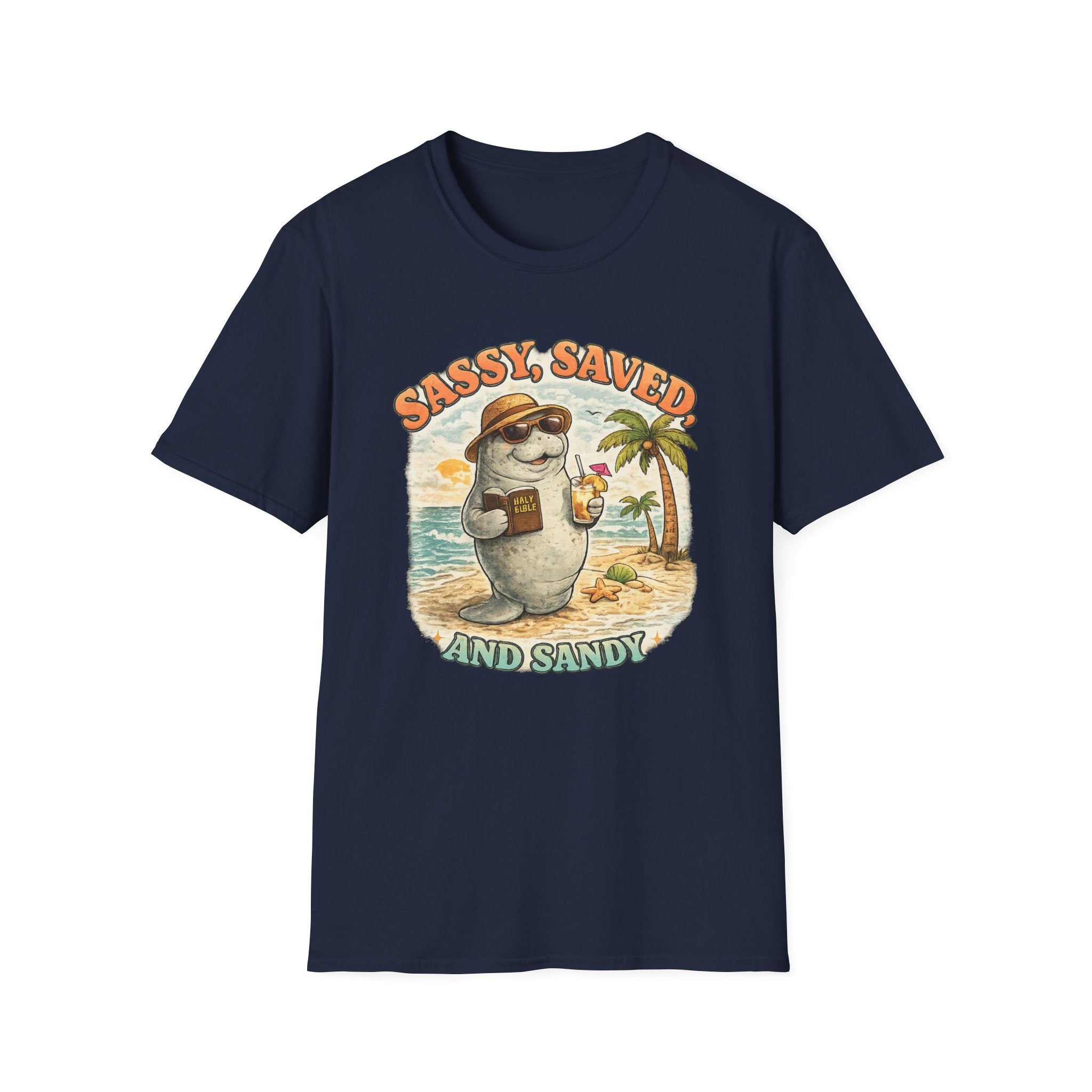 Sassy Saved and Sandy Manatee - T-Shirt