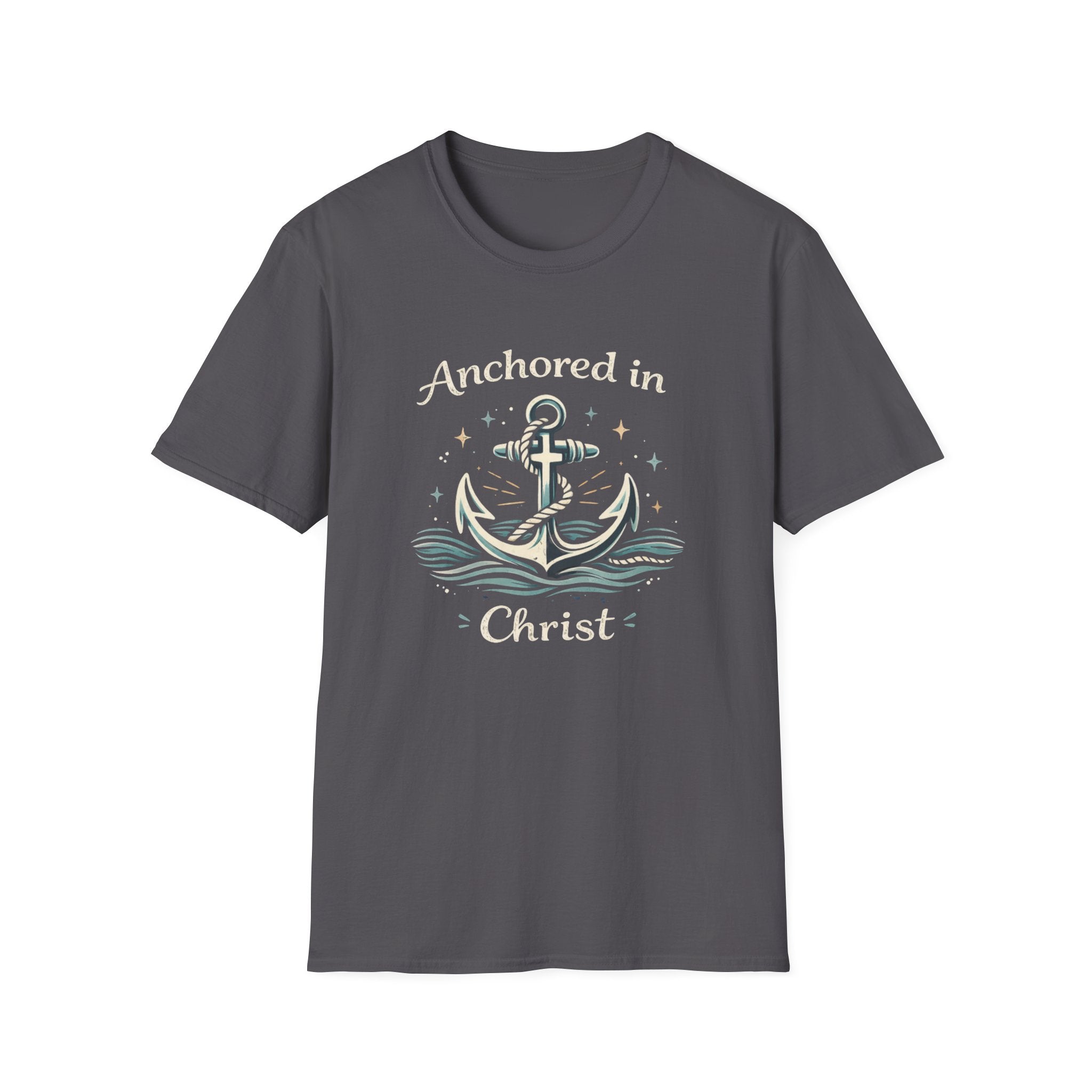 Anchored In Christ Anchor Cross - T-Shirt