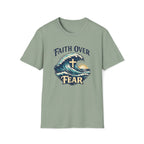 Faith Over Fear Wave Sunset T-Shirt